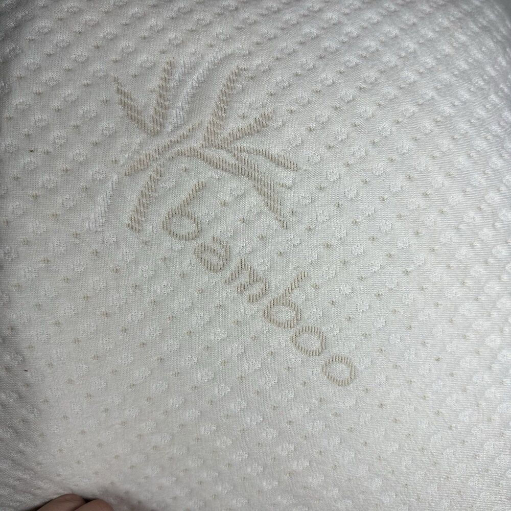 Snuggle-Pedic Bamboo Memory Foam Body Pillow 20" x 54" Leg Support Side Sleeper - Picture 2 of 4